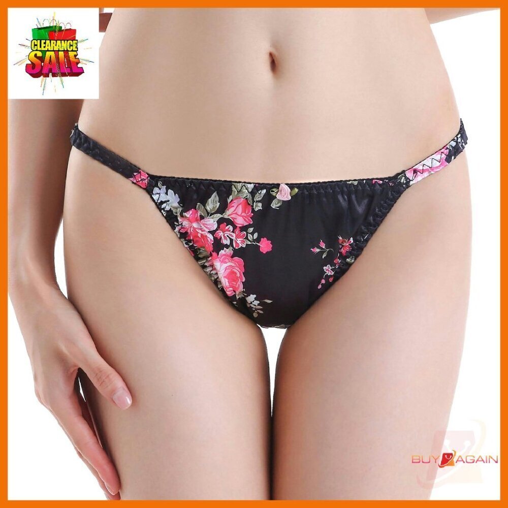 Silky Satin Tanga Bikini Panties - Comfortable Everyday Wear